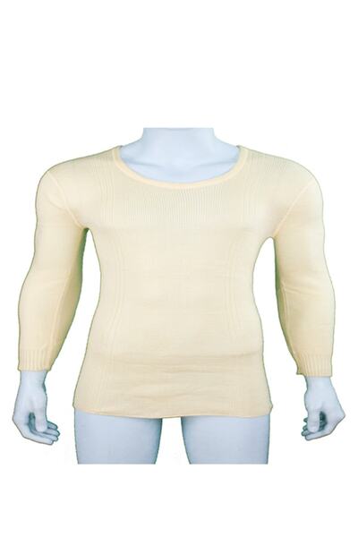 Seryün Örme Kaba Yün Uzun Kollu Fanila Içlik