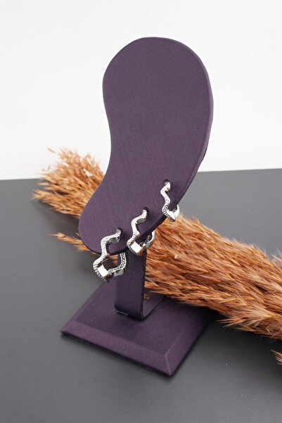 By Zeyna Aksesuar طقم أقراط نسائي أساسي 3 مقاسات 3 قطع