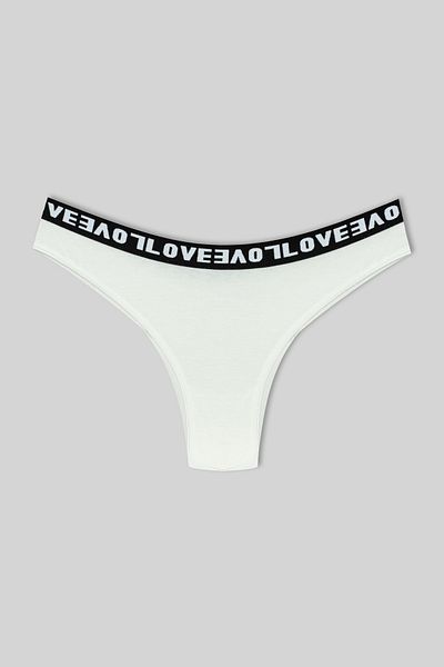 HNX Ecru Love Elastic Brazilian γυναικεία κιλότα
