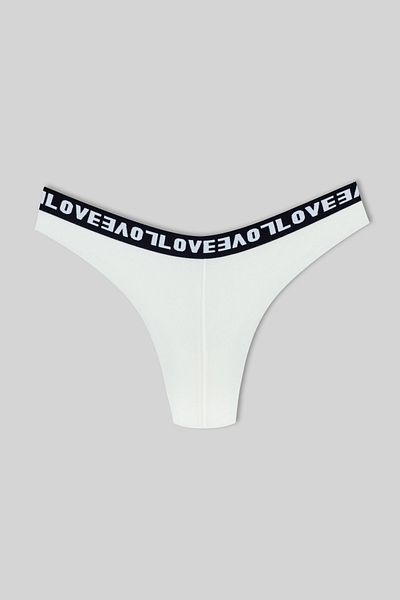 HNX Γυναικεία εσώρουχα White Love Elastic Brazil