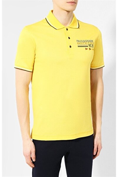 PAUL&SHARK Men's Knitted Polo Shirt C.wCotton