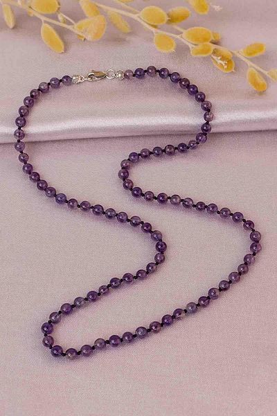 Dünya Doğal Taş Amethyst Stone Necklace