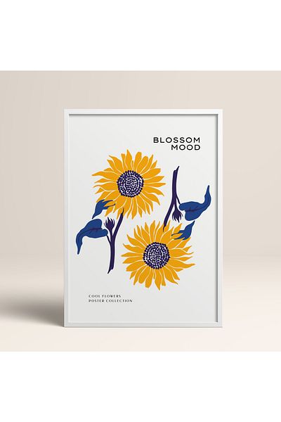 HOMEPACK Πλαίσιο Blossom Flowers Abstract Flowers Πίνακας Μοντέρνας Τέχνης