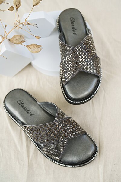 Khayt Papuci de damă Sharone Anatomici Ortopedici Confortabili cu Pietre Zilnici