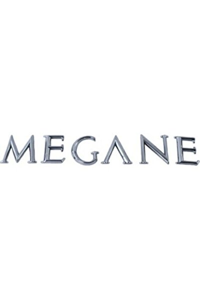 Genel Markalar Megane2 Arka Bagaj Yazısı Krom Megane Yazı