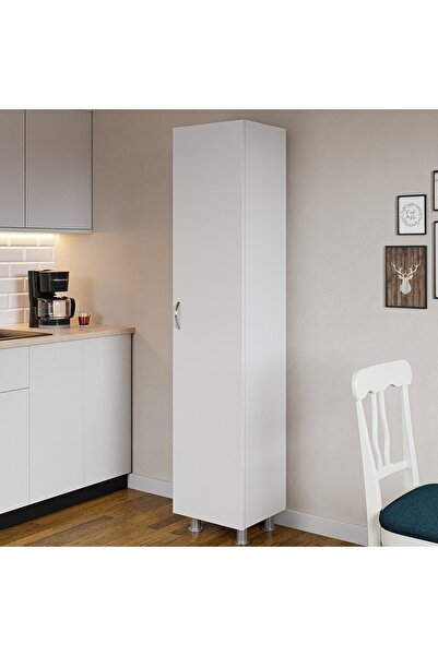 Eco Room Çok Amaçlı Boy Dolap - Beyaz