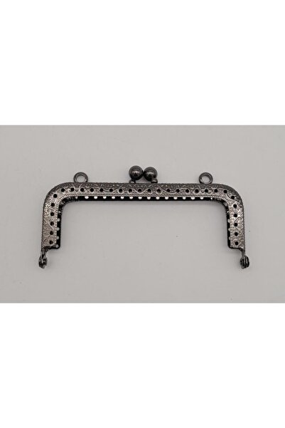 angel çanta aksesuar مشبك حقيبة مستطيل مقاس 10.5 سم مصنوع من المعدن المدخن