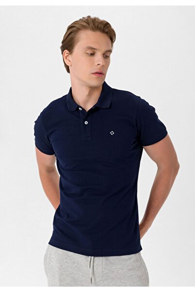 Looker Club تيشيرت بولو أساسي للرجال