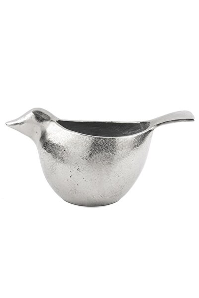 Mikasa Moor Gümüş Kuş Dekoratif Obje 30x15x15cm