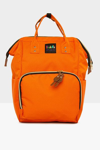 Bagmori Orange Women's Mother Baby Care Backpack M000001270