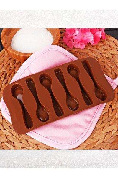 KOZALILAR Slk-009 Silicone Spoon Shaped Chocolate Bowl