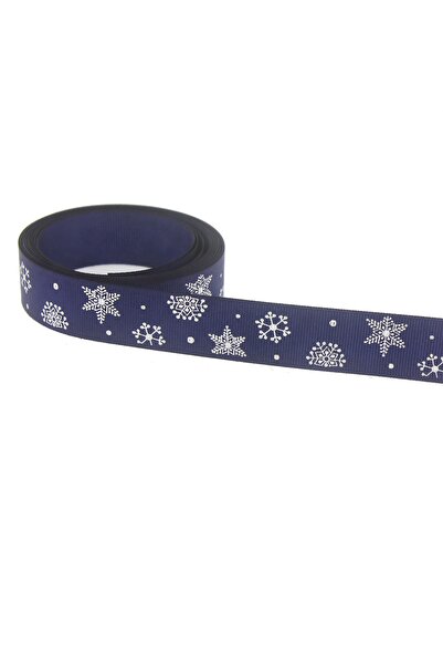 mutlu adım 2,5 cm X 5 metri Panglici din material textil Fulg de zăpadă