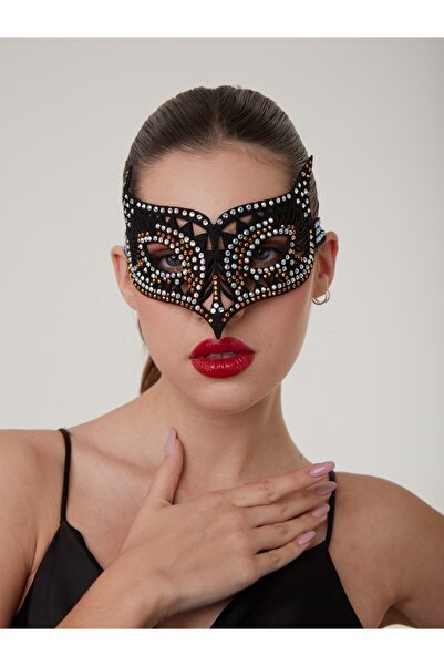 porMASK Siyah Baykuş Parti Maskesi