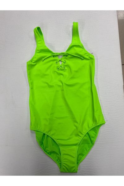 Kom Lace Detailed Girl's Swimsuit