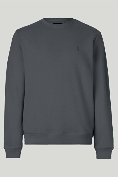 MAXIMILLIAN Κανονικό ανδρικό φούτερ Smoked Color Basic Crew Neck Relaxed