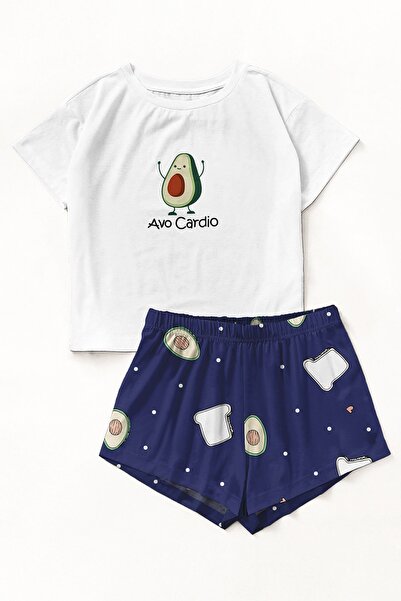 PEMBİŞ HOMEWEAR Zezex Avocardio Süpersoft Şort Takımı