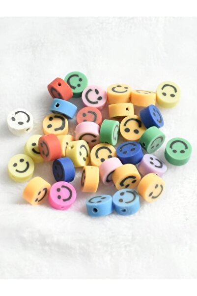 Yumuşakkeçe Fimo perle sa osmehnutim licem, 25 komada
