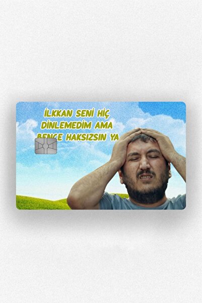 HobiShop Kart Kaplama Etiketi - Yılmaz Bence Haksızsın