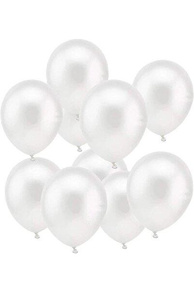 10 Adet Beyaz Balon