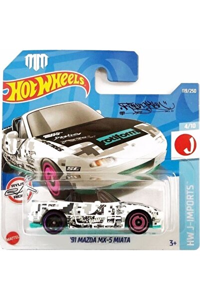 HOT WHEELS سيارات فردية ´91 مازدا Mx-5 مياتا Hcv77