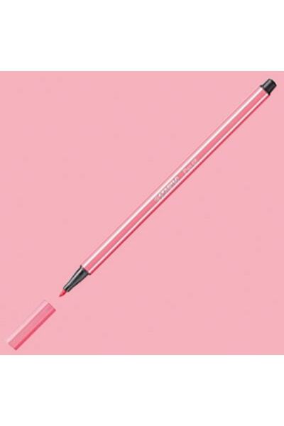 Stabilo قلم 68 قلم طلاء ذو طرف لباد وردي داكن