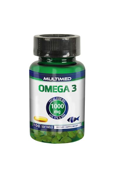 Multimed Omega 3 Balık Yağı 1000 mg – Kalp & Beyin Sağlığı İçin Yüksek Saflık...