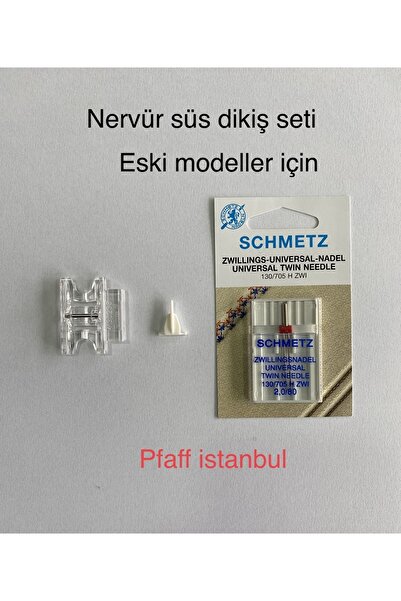 Pfaff Nervür Süs Dikiş Ayağı 9mm. Eski Modeller Için. Uyumlu Modeller Için Açıklama Kısmına Bakınız.