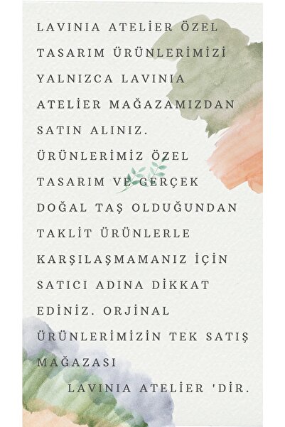 Lavinia Atelier Çift Sevgili Eş Doğal Taş Bileklik Hediyelik Ürün Pembe Kuvar...