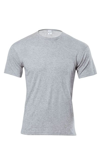 Anıt Men's Ribbon - 3 Pieces, Crew Neck, Short Sleeve, Undershirt 100% Cotton