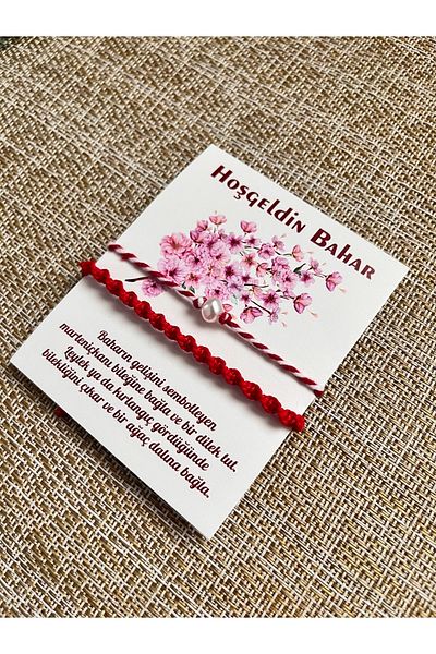 Farah Butik Marteniçka Wish Bracelet-red Destiny Bracelet-gift Bracelet-luck Bracelet-women's Bracelet