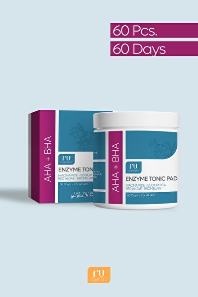 ru cosmetic Gözenek Sıkılaştırıcı Ve Arındırıcı B3 Ve Ananas Enzimli Tonik Pad (60 DAYS).