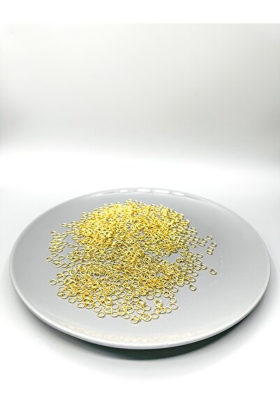 Egem aksesuar خاتم مجوهرات ذهبي اللون صغير الحجم 4 مم 100 جرام