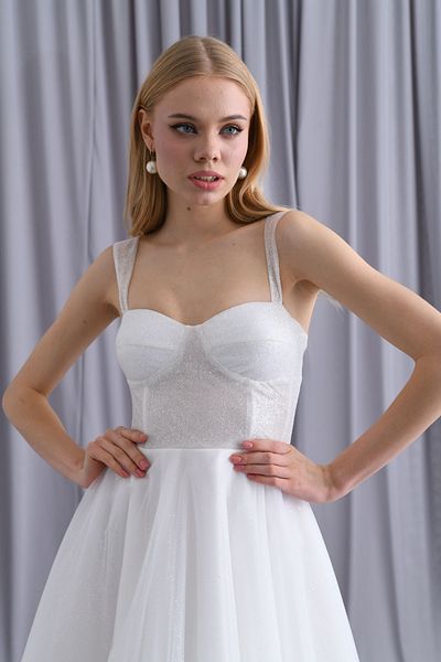Tangül&Ali'S Moda Evi White Tutu Midi Dress