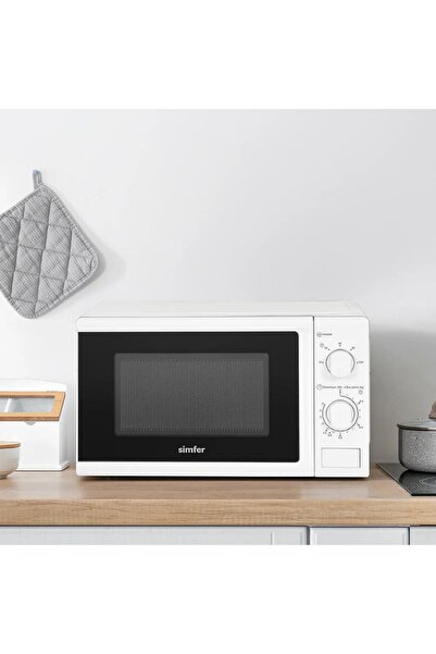 Simfer Sk 4601w Beyaz 20 Litre Mekanik Mikrodalga Fırın