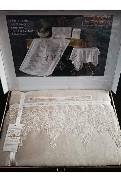 AKTAŞ ÇEYİZ Dowry Gift Prayer Rug Set