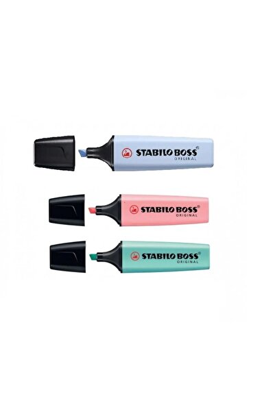 Stabilo Boss Original Fosforlu Kalem 3'lü Set