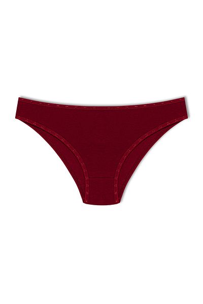 HNX Γυναικεία σλιπ εσώρουχα 3 τμχ Cotton Heart Rubber
