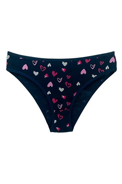 HNX Pamuklu Rengarenk Baskılı Kadın Külot 7'li