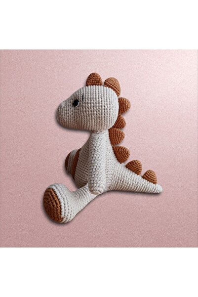 Ezgi's Babies Minik Dinozor Amigurumi Örgü Oyuncak Organik El Örgüsü Uyku Ark...