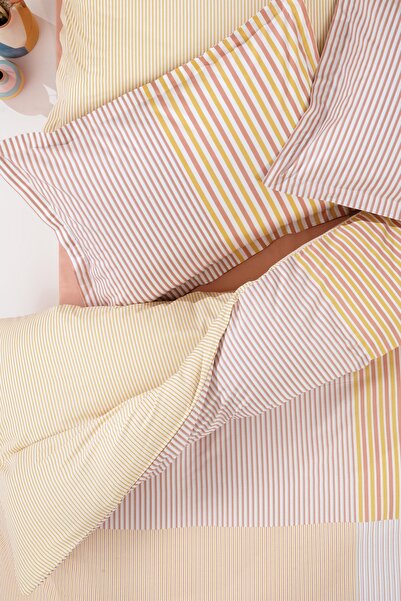 Yataş Corwin Tek Kişilik Ranforce Nevresim Takımı - Blush