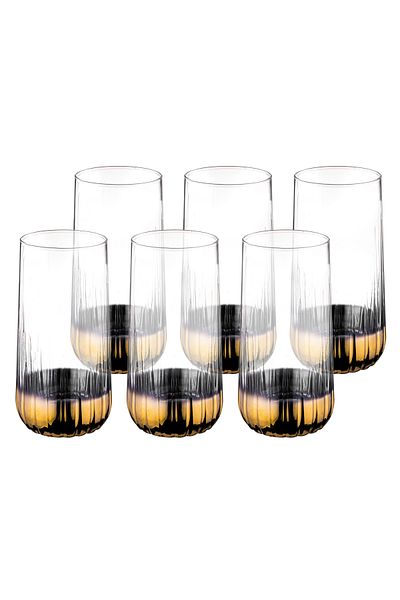 Bambum Vibe - Set of 6 Soft Drink Glasses 360 ml