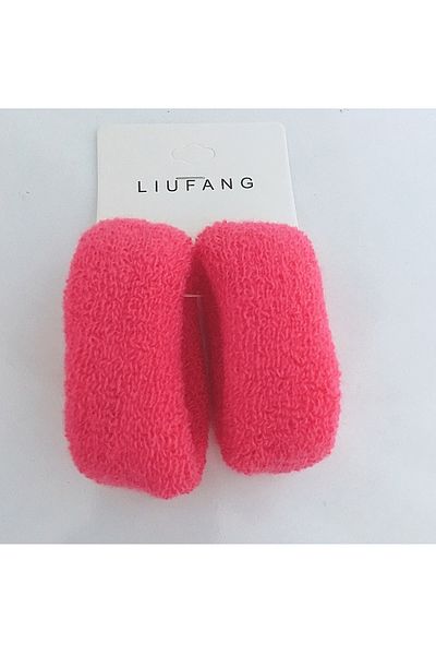 NEW HİLL Thick Towel Hair Band, Rubber Buckle - 2 Pieces