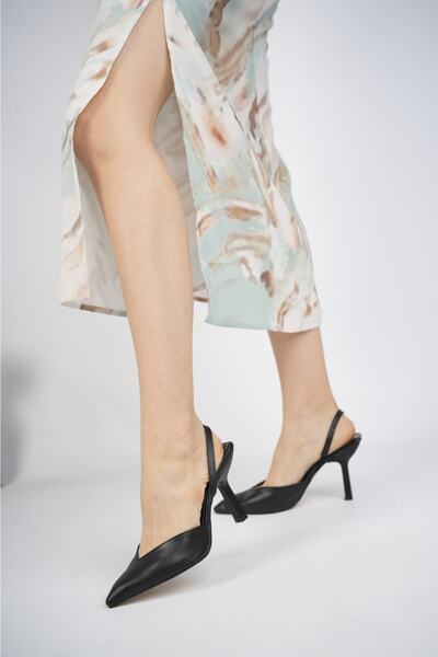 Buem Back Strap Heeled Women's Shoes