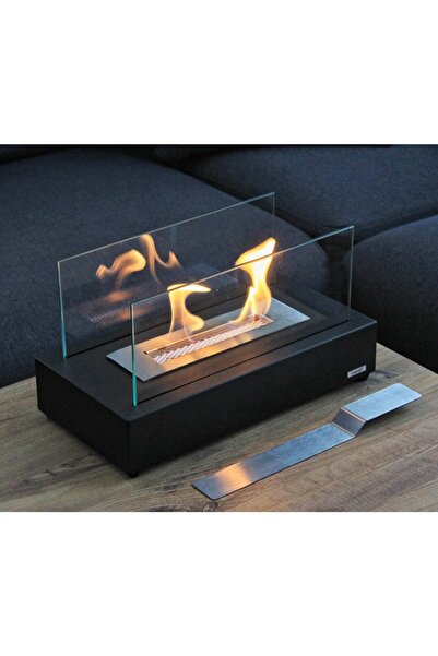 Black-iron Mini V.1 Metal Desktop Fireplace 1 Liter Tabfire Fireplace Fuel