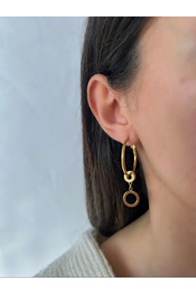 zeynep Z&d Accessory Çelik Kararmaz Halka Küpe