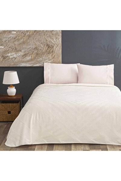 Taç Finley Jacquard Single Pique Set Ecru