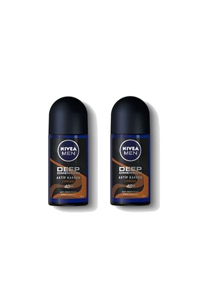 NIVEA Erkekler Için Deodorant-men Deep Dimension Espresso Roll-on 50 Ml 40061...