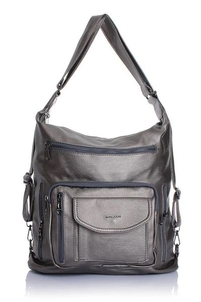 By Hakan Mega 504 Local Washing Leather Women's Backpack Shoulder Bag Antresit