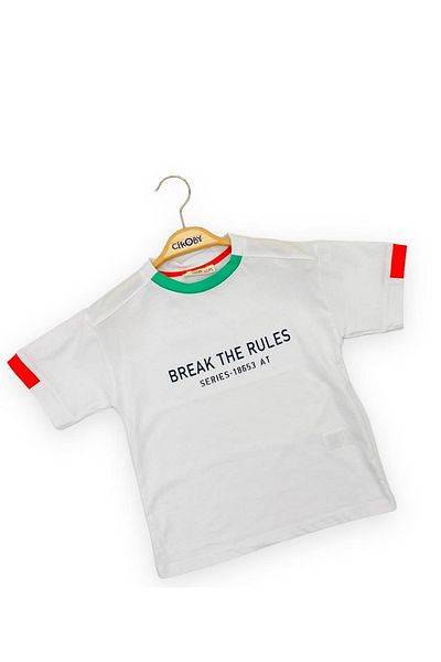 Çikoby Μπλουζάκι από βαμβάκι για αγόρια Break The Rules Written