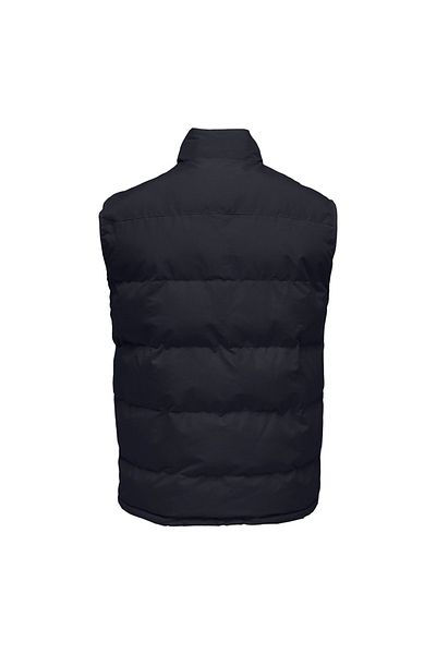 Only & Sons Marineblaue Herrenweste 22024229 _onsjake Quilted Vest Otw